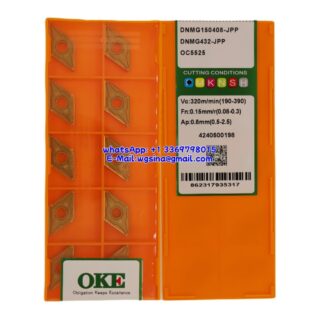 Original OKE DNMG150408-JPP OC5525 Carbide Insert - Diamond 55° (10 PCS)