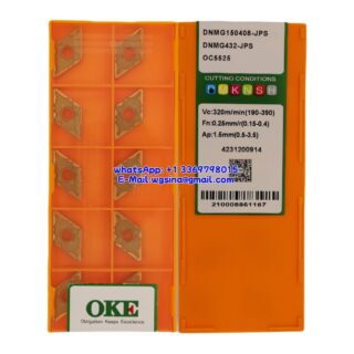 Original OKE DNMG150408-JPS OC5525 Carbide Insert - Diamond 55° (10 PCS)
