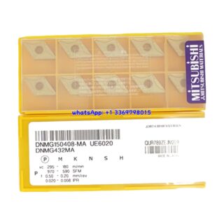 Original Mitsubishi DNMG150408-MA UE6020 Carbide Insert - Diamond 55° (10 PCS)