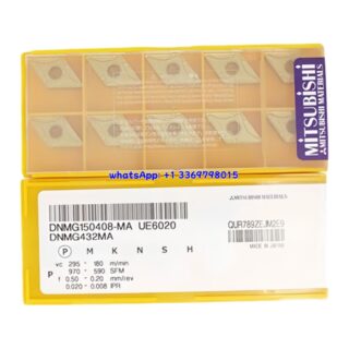 Original Mitsubishi DNMG150408-MA UE6020 Carbide Insert - Diamond 55° (10 PCS)