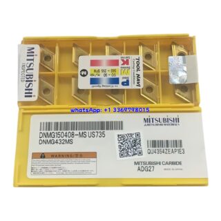 Original Mitsubishi DNMG150408-MS US735 Carbide Insert - Diamond 55° | Steel (10 PCS)