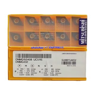 Original Mitsubishi DNMG150408 UC5115 Carbide Insert - Diamond 55° | Steel (10 PCS)