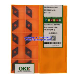 Original OKE DNMG150604-JHQ OC115P Carbide Insert - Diamond 55° (10 PCS)