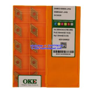 Original OKE DNMG150604-JHQ OC5525 Carbide Insert - Diamond 55° (10 PCS)