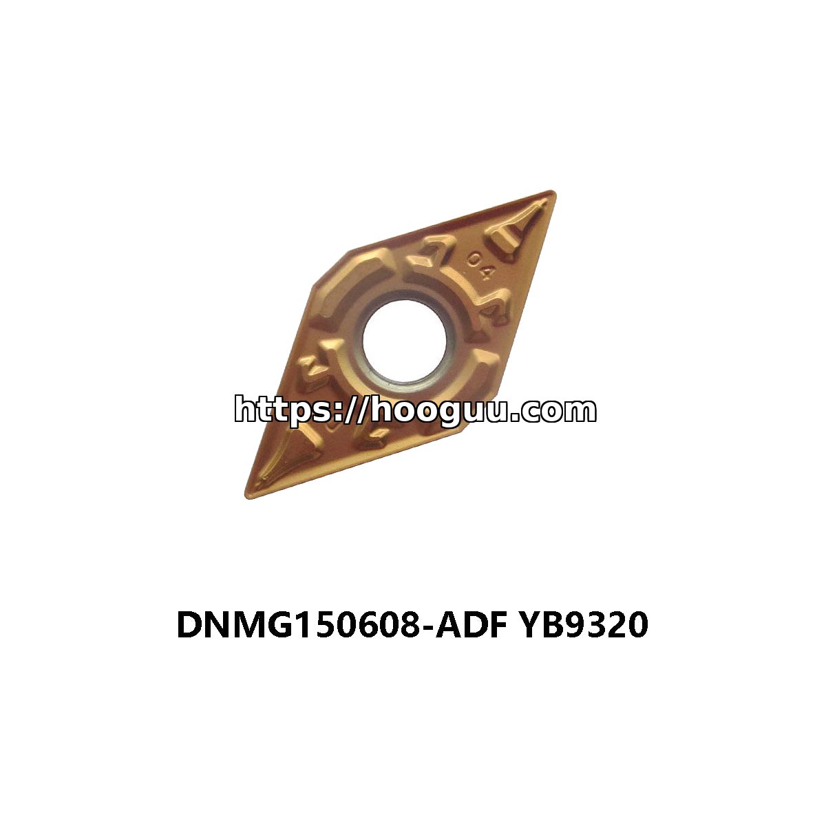 Original ZCC-CT DNMG150608-ADF YB9320 Carbide Insert - Diamond 55° | Steel & More (10 PCS) - Image 2
