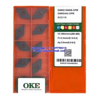 Original OKE DNMG150608-OPM OC2115 Carbide Insert - Diamond 55° (10 PCS)
