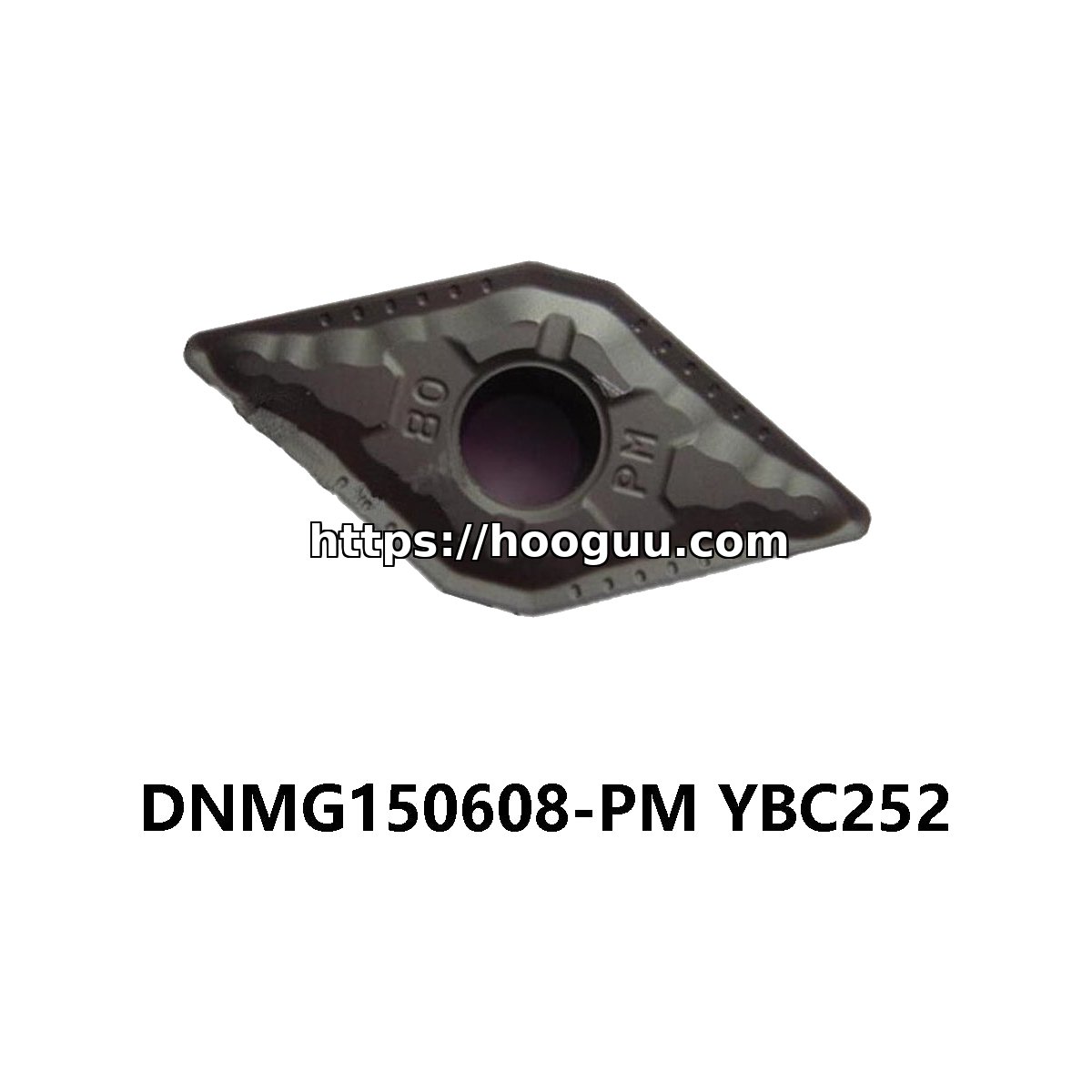Original ZCC-CT DNMG150608-PM YBC252 Carbide Insert - Diamond 55° | Steel & More (10 PCS) - Image 2