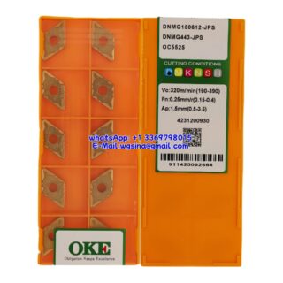 Original OKE DNMG150612-JPS OC5525 Carbide Insert - Diamond 55° (10 PCS)