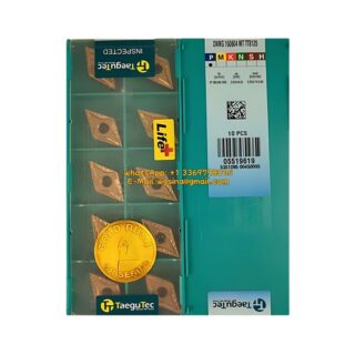 Original TaeguTec 150604 TT8125 Carbide Insert | Steel (10 PCS) DNMG MT DNMG 150604 MT TT8125