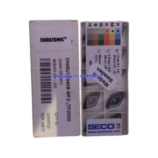 Original Seco DNMU110408-MF2 TP2500 Carbide Turning Insert - Diamond 55° | Steel (10 PCS)
