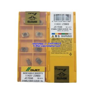 Original DIJET ENMU100412ZER-SL JC7550 Carbide Insert - Diamond 75° (10 PCS)