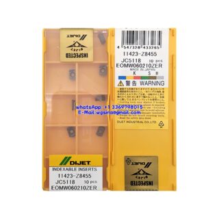 Original DIJET EOMW060210ZER JC5118 Carbide Insert - Diamond 75° (10 PCS)