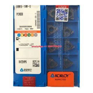 Original Korloy ERM16-14W-U PC9030 Drill | Steel, Stainless Steel