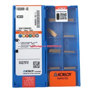 Original Korloy FGD300R-03 FGD300R Carbide Insert (10 PCS) FGD300R-03 PC215K
