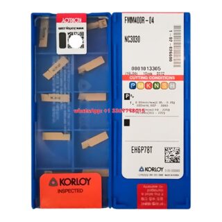 Original Korloy FMM400R-04 NC3030 Carbide Turning Insert | Cast Iron (10 PCS)
