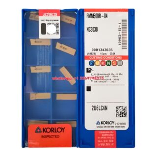 Original Korloy FMM400R-04 PC9030 Carbide Insert | Steel, Stainless Steel (10 PCS)