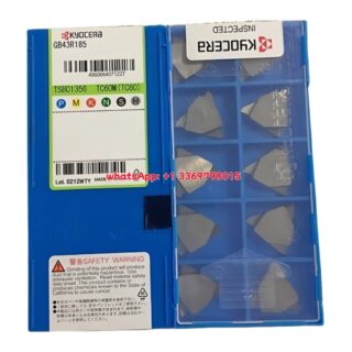 Original Kyocera GB43R185 Carbide Insert (10 PCS) TC60M GB43R185 TC60M