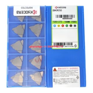 Original Kyocera GB43R250 Carbide Insert (10 PCS) TC60M GB43R250 TC60M