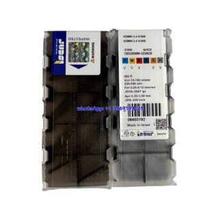 Original Iscar GDMW2.4 IC908 Carbide Turning Insert | Heat-Resistant Alloys (10 PCS)
