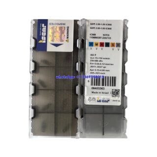 Original Iscar 2.00-1.00 IC908 Carbide Turning Insert | Heat-Resistant Alloys (10 PCS) GEPI GEPI 2.00-1.00 IC908