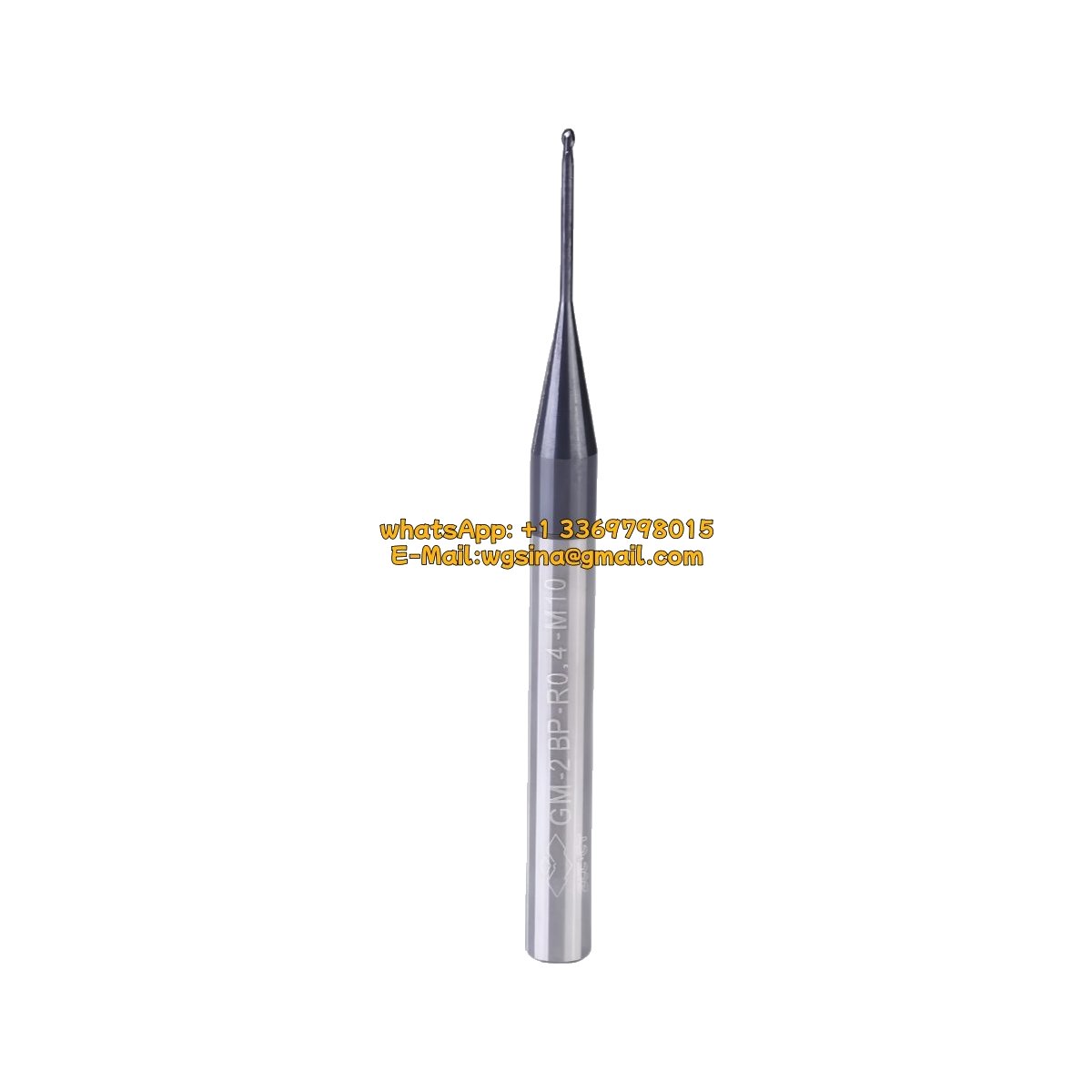 Original ZCC-CT GM-2BP-R0.6-M08 Indexable End Mill | Steel
