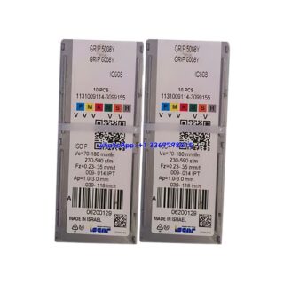 Original Iscar GRIP5008Y IC908 Carbide Turning Insert | Heat-Resistant Alloys (10 PCS)
