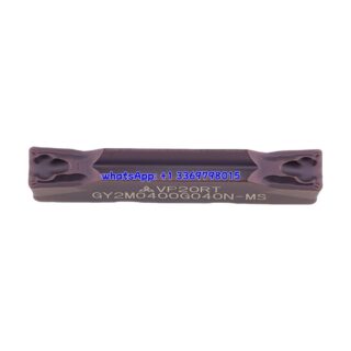 Original Mitsubishi GY2M0400G040N-MS VP20RT Carbide Insert | Stainless Steel, Ti Alloys (10 PCS)
