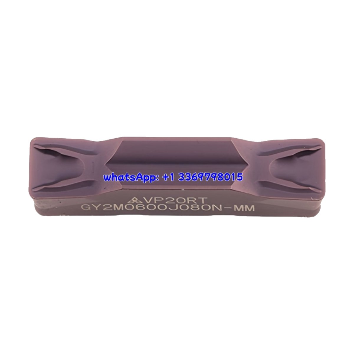 Original Mitsubishi GY2M0600J080N-MM VP20RT Carbide Insert | Stainless Steel, Ti Alloys (10 PCS)