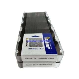 Original Iscar TPKT1003PDR IC808 Carbide Turning Insert - Triangle | Steel, Stainless Steel (10 PCS) HM390 HM390 TPKT1003PDR IC808