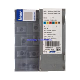 Original Iscar ADKT1505PDR IC328 Carbide Turning Insert - Parallelogram 85° | Steel, Cast Iron (10 PCS) HM90 HM90 ADKT1505PDR IC328