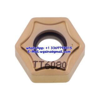 Original TaeguTec HNMX050410-MM TT6080 Carbide Insert - Hexagonal (10 PCS)