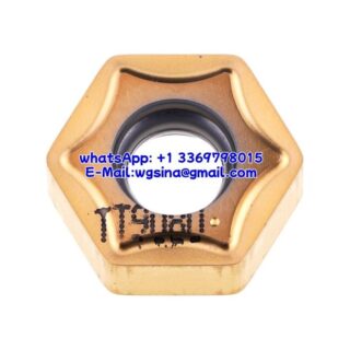 Original TaeguTec HNMX050410-MM TT9080 Carbide Insert - Hexagonal | Stainless Steel & More (10 PCS)