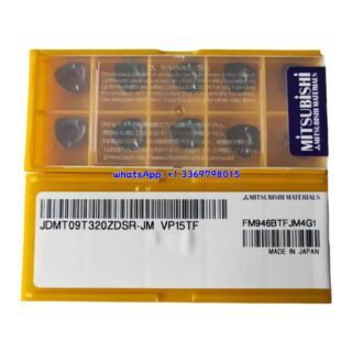 Original Mitsubishi JDMT09T320ZDSR-JM VP15TF Carbide Insert | Steel, Stainless Steel (10 PCS)