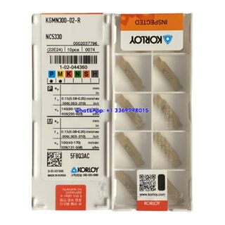Original Korloy KGMN300-02-R NC5330 Carbide Turning Insert - Parallelogram 55° | Steel & More (10 PCS)