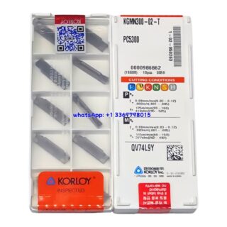 Original Korloy KGMN300-02-T PC5300 Carbide Turning Insert - Parallelogram 55° | Steel (10 PCS)