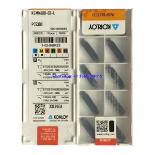 Original Korloy KGMN400-02-L PC5300 Carbide Turning Insert - Parallelogram 55° | Steel & More (10 PCS)