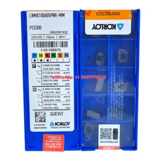 Original Korloy LNMX100605PNR-MM PC5300 Carbide Milling Insert - Rectangle | Steel (10 PCS)