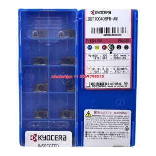 Original Kyocera LOGT100408FR-AM PDL025 Carbide Insert - Rectangle (10 PCS)