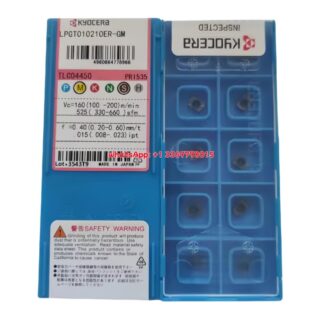 Original Kyocera LPGT010210ER-GM PR1535 Carbide Insert - Rectangle (10 PCS)
