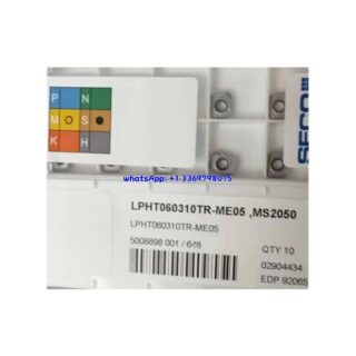 Original Seco LPHT060310TR-ME05 MS2050 Carbide Turning Insert - Rectangle (10 PCS)