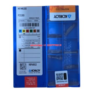 Original Korloy MFMN300 PC5300 Carbide Turning Insert - Diamond 86° | Steel (10 PCS)