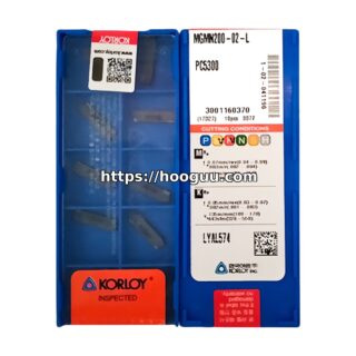 Original Korloy MGMN200-02-L PC5300 Carbide Grooving/Parting Insert - Diamond 86° | Steel & More