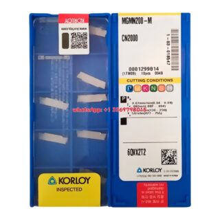 Original Korloy MGMN200-M MGMN200 Carbide Turning Insert - Diamond 86° (10 PCS) MGMN200-M CN2000
