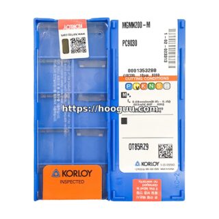 Original Korloy MGMN200-M PC9030 Carbide Turning Insert - Diamond 86° | Steel, Stainless Steel