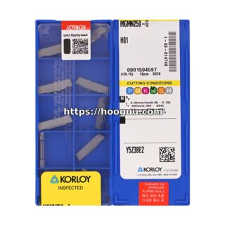 Original Korloy MGMN250-G H01 Carbide Grooving/Parting Insert - Diamond 86° | Steel & More
