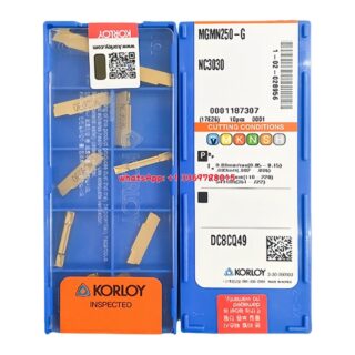 Original Korloy MGMN250-G NC3030 Carbide Turning Insert - Diamond 86° | Cast Iron (10 PCS)