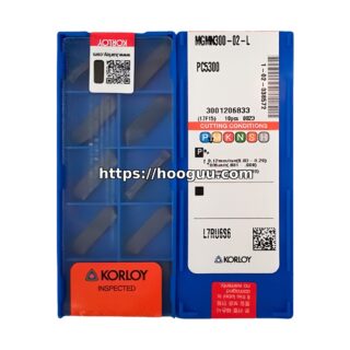 Original Korloy MGMN300-02-L PC5300 Carbide Grooving/Parting Insert - Diamond 86° | Steel & More