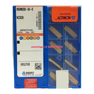 Original Korloy MGMN300-04-R NC3030 Carbide Turning Insert - Diamond 86° | Cast Iron (10 PCS)