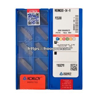 Original Korloy MGMN300-04-R PC5300 Carbide Grooving/Parting Insert - Diamond 86° | Steel & More