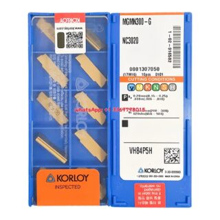 Original Korloy MGMN300-G NC3020 Carbide Turning Insert - Diamond 86° | Cast Iron (10 PCS)